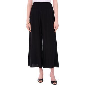 SAM AND JESS Womens Elastic Wide Leg Culotte Dress Pants, Black, NWT